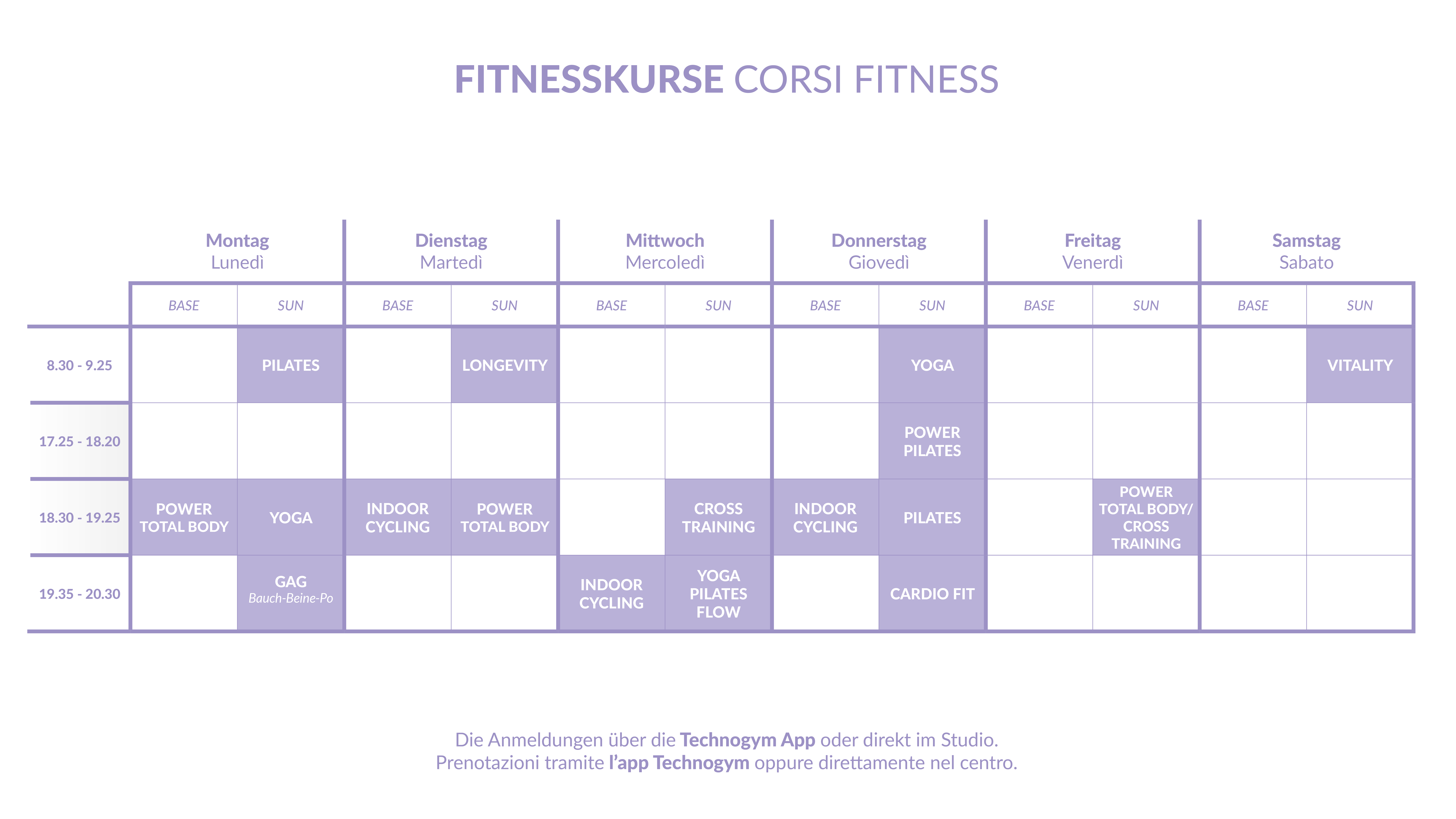 Fitness Kurse Februar 2026 Fitness Kurse Februar 2026